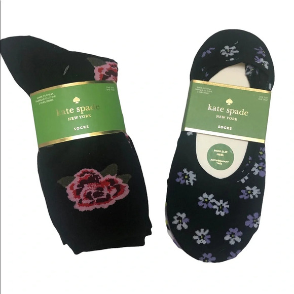 kate spade Accessories - NWT KATE SPADE FLORAL SOCK BUNDLE